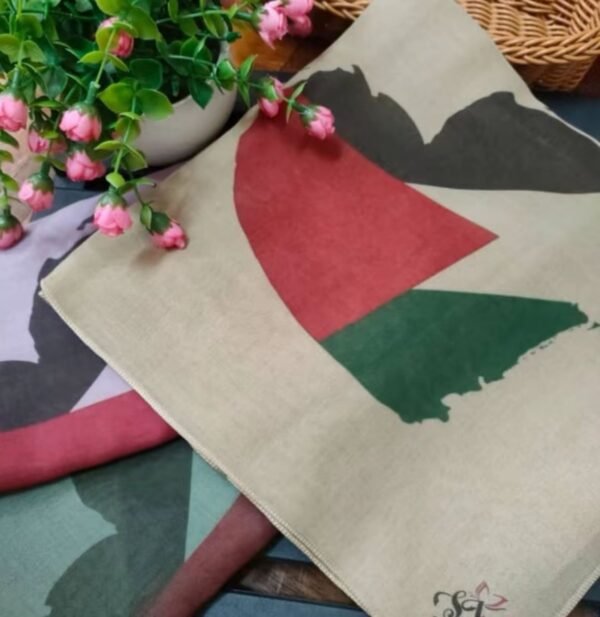 TUDUNG BAWAL CORAK PALESTIN BIDANG 45