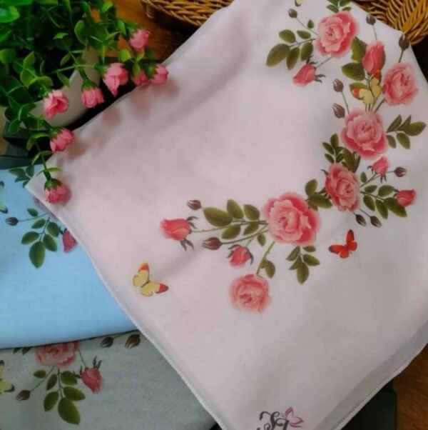 TUDUNG BAWAL CORAK BUNGA BIDANG 45